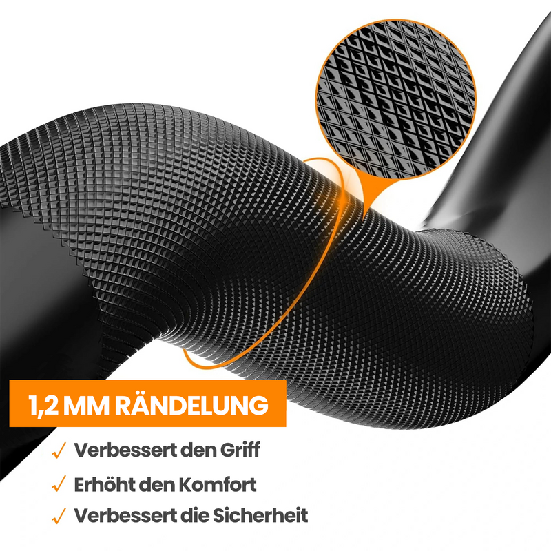 RitKeep 1,2M Olympische EZ-Curl-Stange