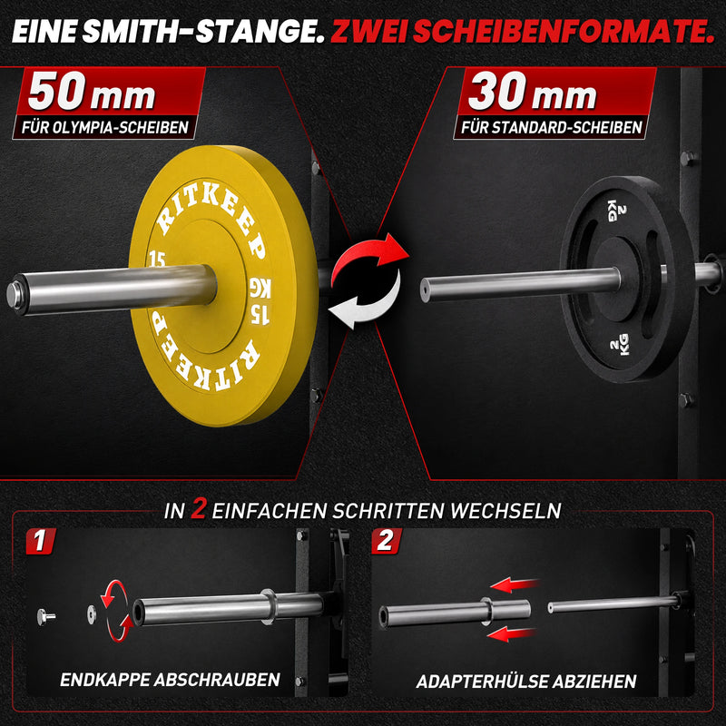 PMAX 5600 Home Gym Smith Maschine – Integriertes Gewichtssystem