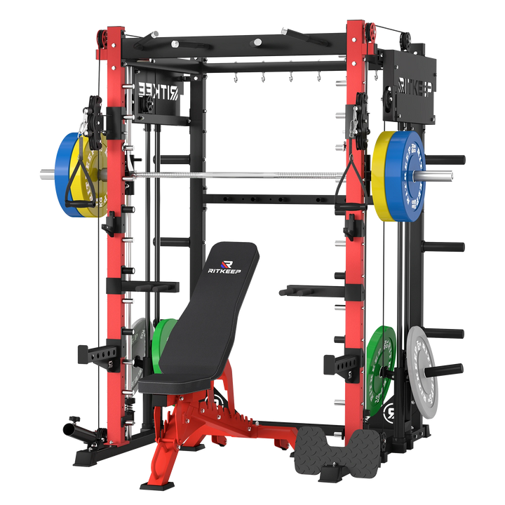 PMAX-4750 Dual Plate Loaded Squat Trainingsgerät Fitnessgeräte Paket