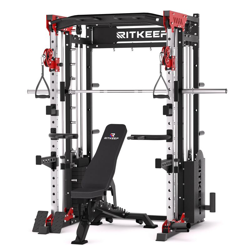 PMAX 5600 Home Gym Smith Maschine – Integriertes Gewichtssystem