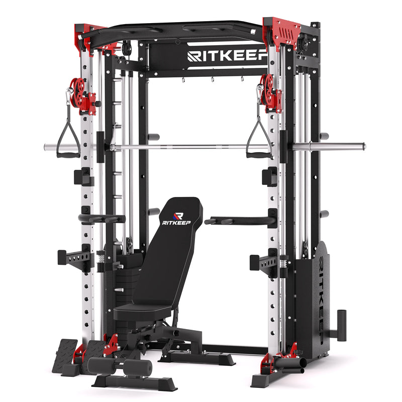 PMAX 5600 Home Gym Smith Maschine – Integriertes Gewichtssystem