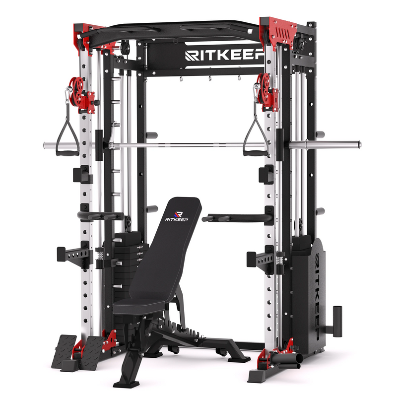 PMAX 5600 Home Gym Smith Maschine – Integriertes Gewichtssystem