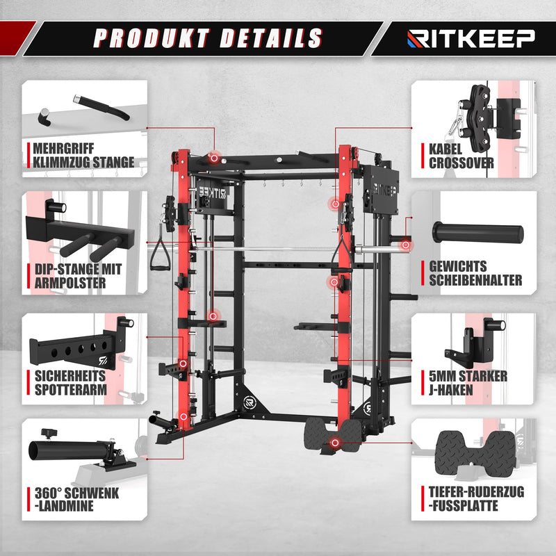 RitKeep PMAX 4750 & A10 Pacchetto di allenamento per tutto il corpo