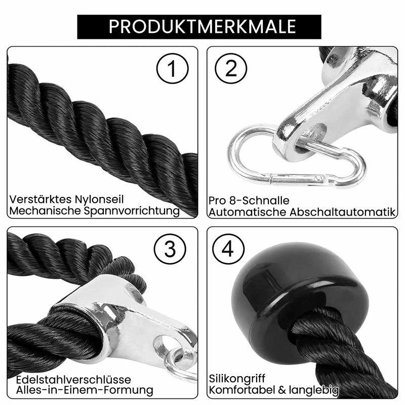 Trizeps-Pulldown-Seilaufsatz