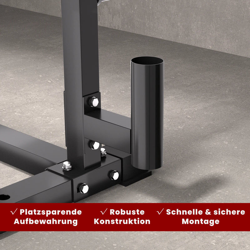 RitKeep Robuste Vertikale Langhantelhalterung Aufsatz