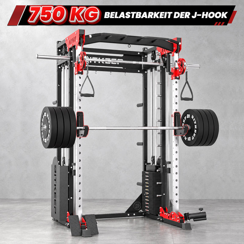 RitKeep Sandwich-J-Hooks für 50 × 50 mm Power Racks