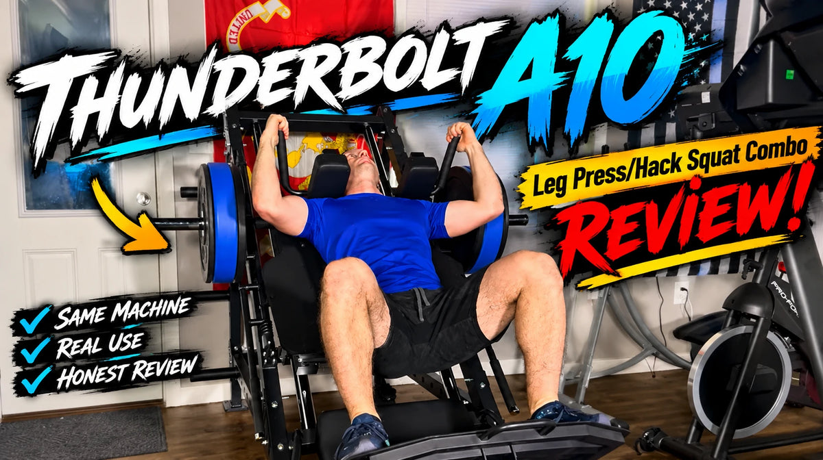 THUNDERBOLT A10 Beinpresse & Hack-Squat-Kombination