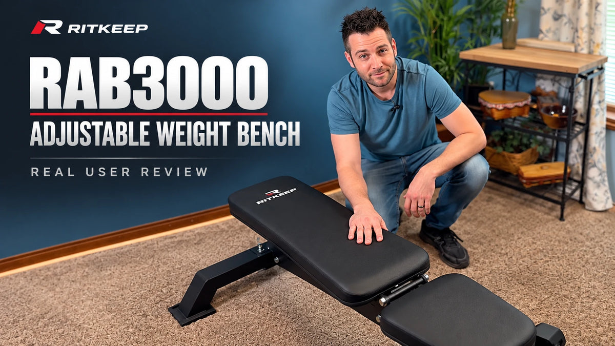 RitKeep RAB 3000 Hantelbank im Test: Robust, verstellbar und einfach zu montieren