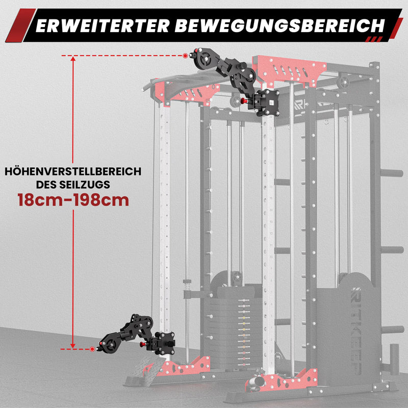 RitKeep Verstellbare Multi-Winkel-Kabelschwenkarme