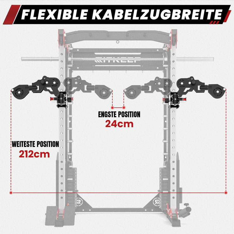 RitKeep Verstellbare Multi-Winkel-Kabelschwenkarme