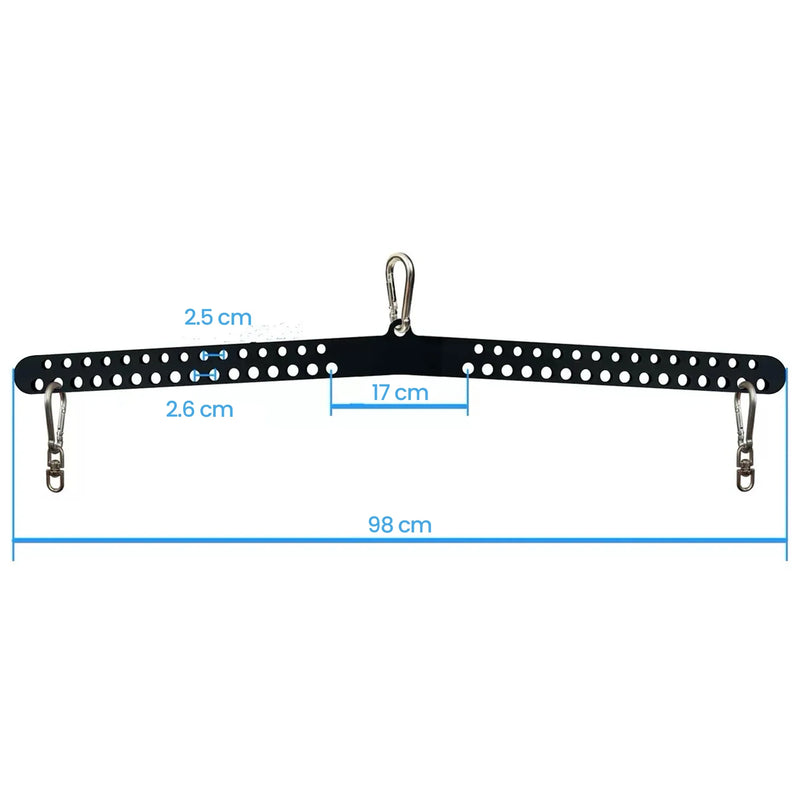 Verstellbare Multi-Grip Latzugstange