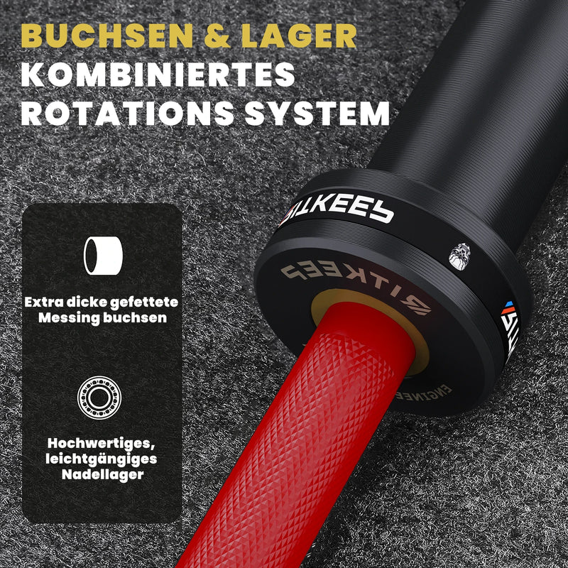 RitKeep 7ft Olympische Langhantelstange für Powerlifting