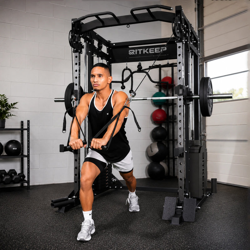 PMAX 5600 Home Gym Smith Maschine – Integriertes Gewichtssystem
