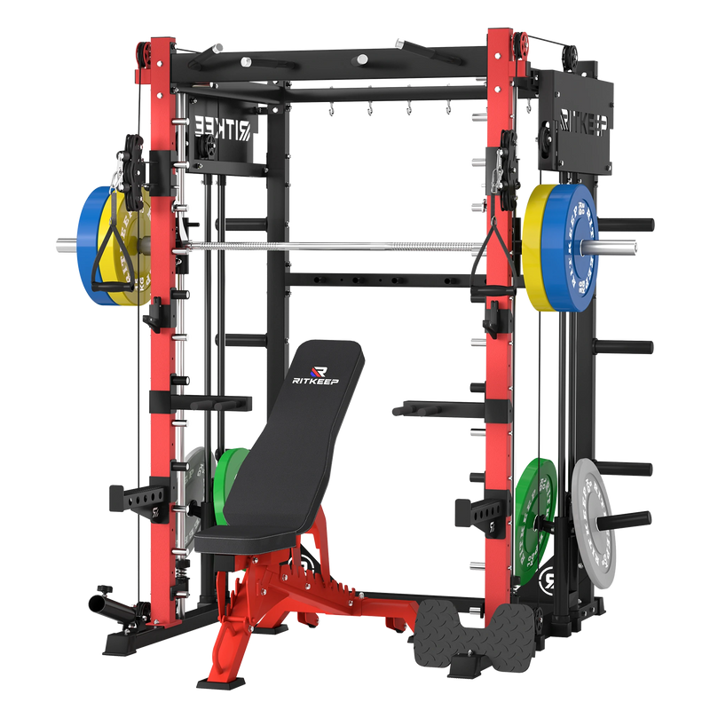 PMAX-4750 Dual Plate Loaded Squat Trainingsgerät Fitnessgeräte Paket