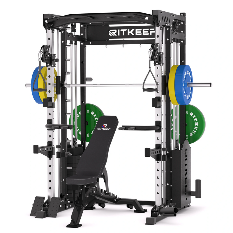 PMAX 5600 Smith Trainingsgerät Trainer Pro Komplettes Home Gym Paket