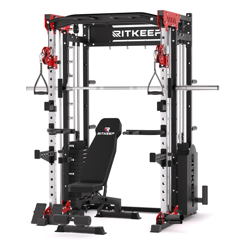 PMAX 5600 Home Gym Smith Maschine – Integriertes Gewichtssystem