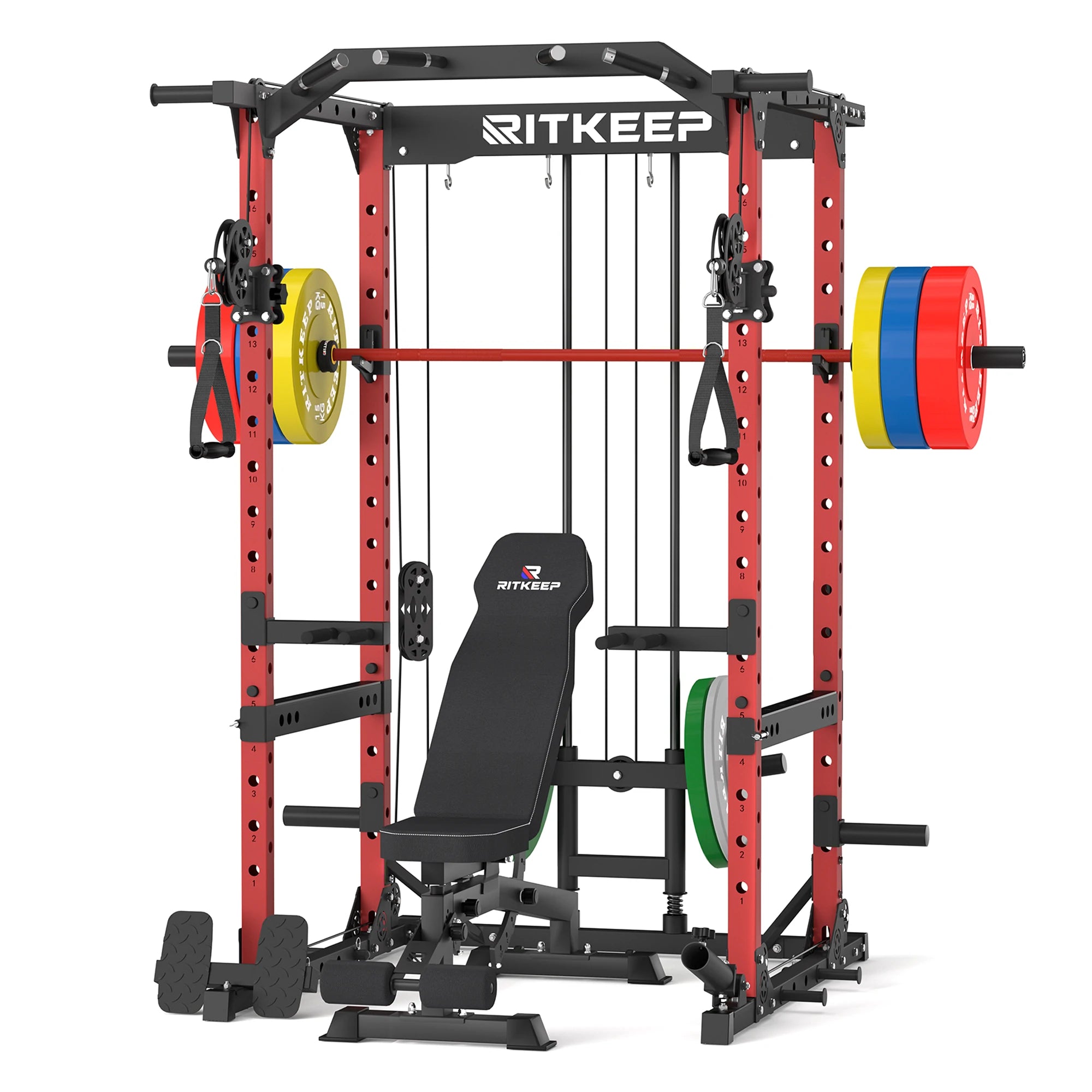 Destroyer M10 All-in-One Power Rack Fitnessgeräte-Paket