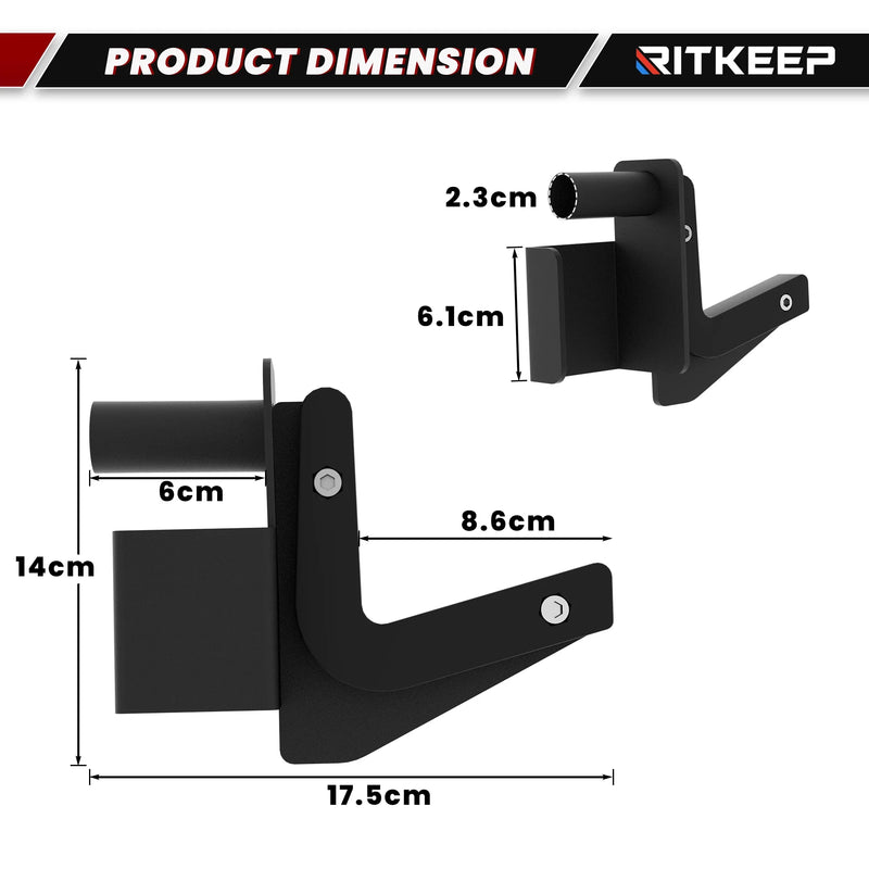 50x50 mm J Hooks Attachment For Power Rack (Pair)
