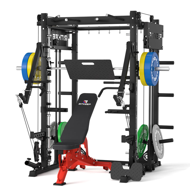 PMAX-4750 Dual Plate Loaded Squat Trainingsgerät Fitnessgeräte Paket