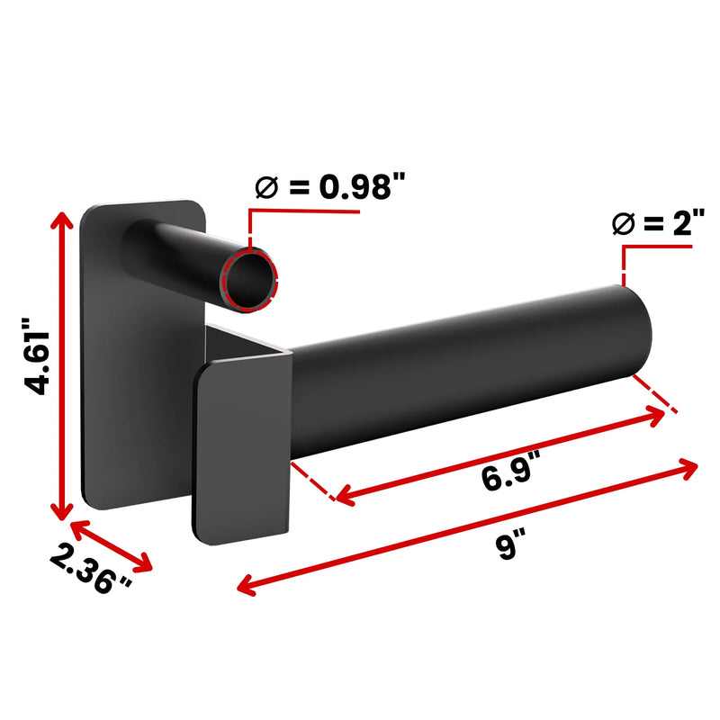 RitKeep 50x50mm Hantelscheibenhalterung für Power Racks  (Paar)