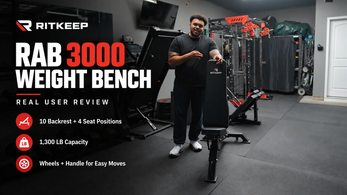 RitKeep Fitness RAB-3000 Verstellbare Hantelbank im Test | Verstellmöglichkeiten & echter Bankdrück-Praxistest 💪